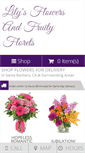 Mobile Screenshot of lilysflowersinsb.com