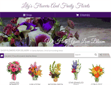 Tablet Screenshot of lilysflowersinsb.com